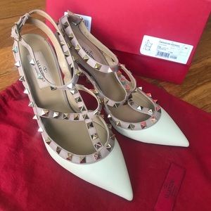 SOLD Valentino Rockstud Heels Size:38 1/2